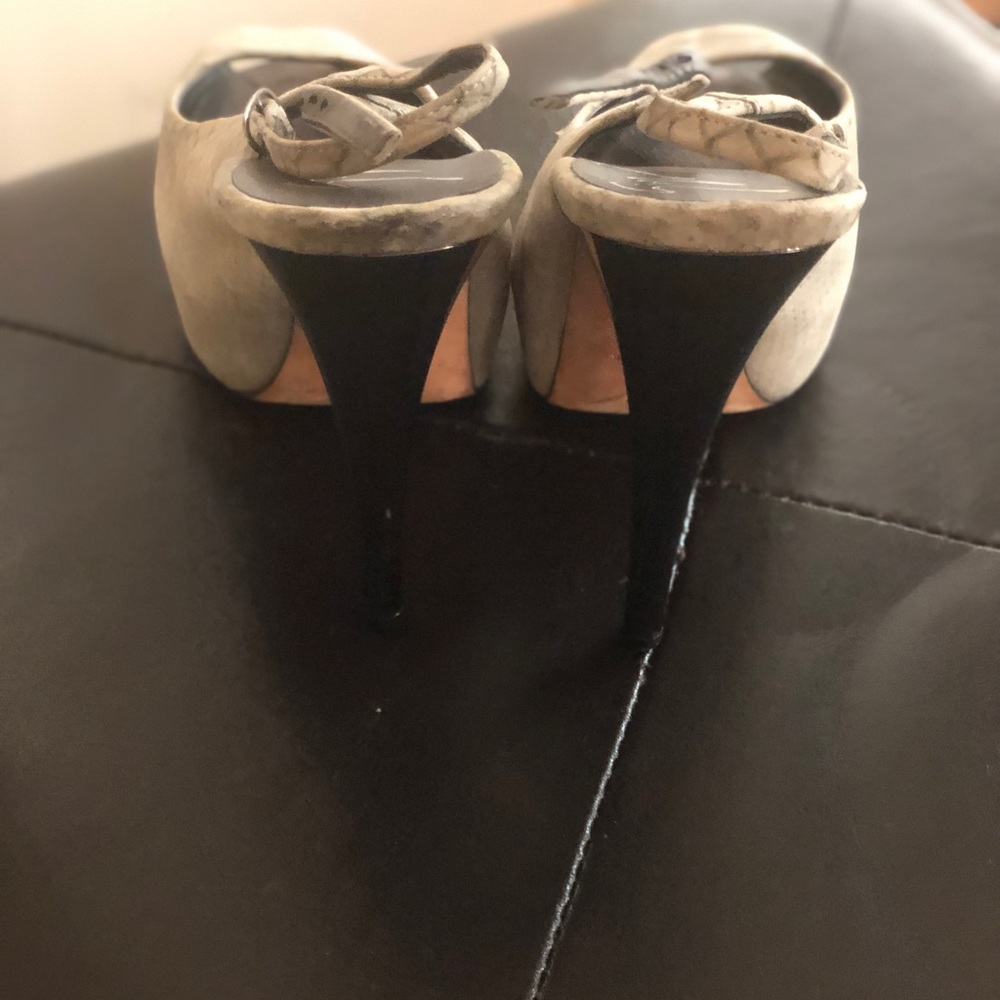 Giuseppe Zanotti Python Embossed Leather Heels - image 4